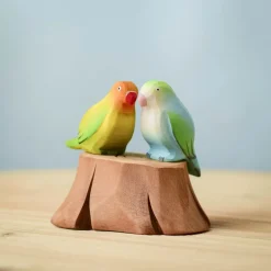 BumbuToys Tree Stump and Lovebirds SET Hot
