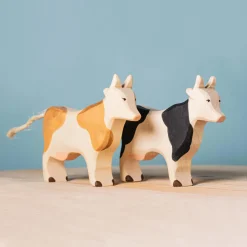 BumbuToys White and Brown Cow Clearance